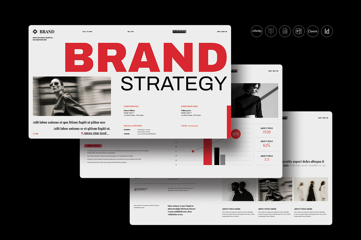 Brand Strategy Presentation Template, a Presentation Template by TemplateFolio-Shop (Photo 11 of 11)