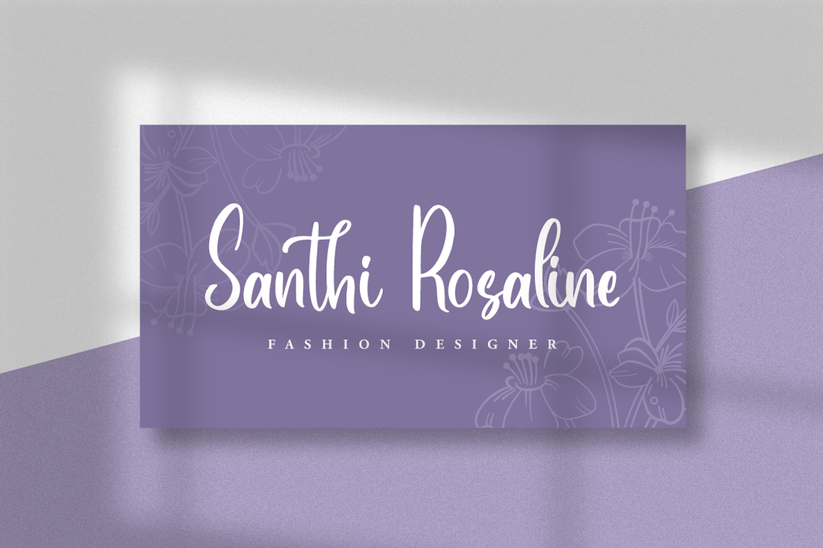 Berlossiana Font, a Script Font by Fatmawati (Photo 4 of 12)