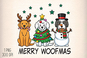 Cute Christmas Dog Lover Sublimation, an Illustration by Daily.Designs