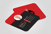 Small Social Card Template, a Business Card Template by Psd Templates (Thumbnail 1 of 3)