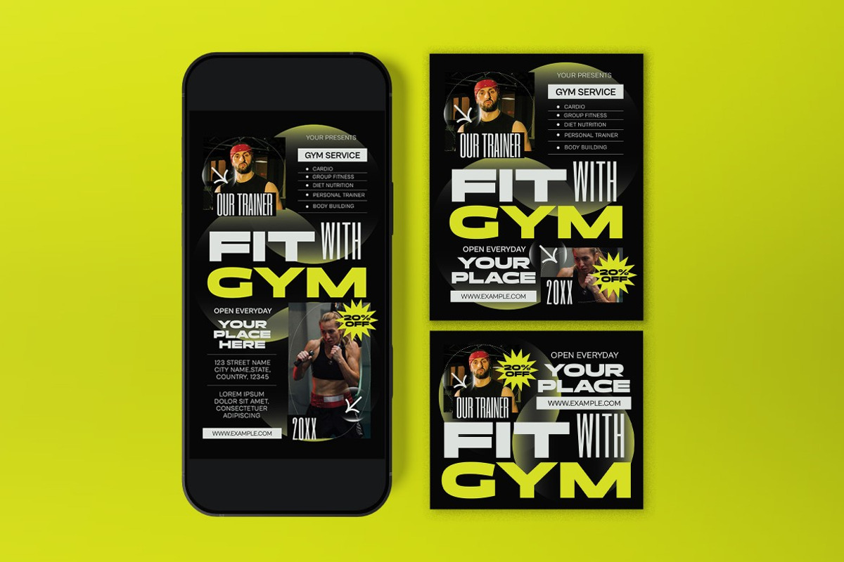 Gym Membership Offers Flyer preview 3