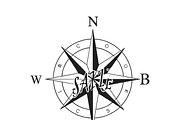 Elegant Compass Vector Design, an Object Illustration by CarWrap design (Thumbnail 2 of 3)