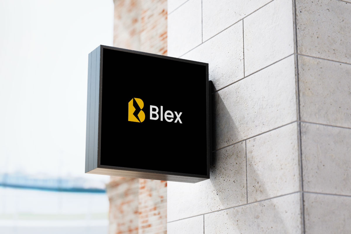 Blex - Bold B Letter Bolt Logo preview 2
