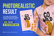 Realistic Kids Girl T-Shirt Mockups, a Shirt Mockup by Hi, Mock-Up! (Thumbnail 3 of 13)