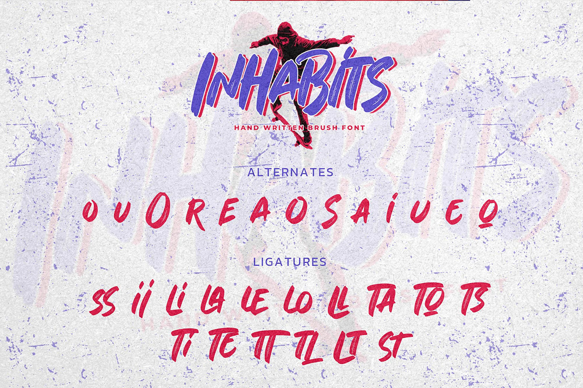 INHABITS - Handwritten Brush Font, a Font by Gassstype (Photo 7 of 8)
