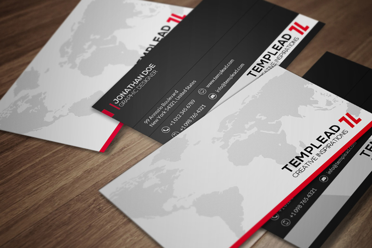 Corporate Business Card CM149, a Business Card Template by annozio (Photo 1 of 4)