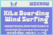 Beach Game font, a Font by weknow (Thumbnail 5 of 5)