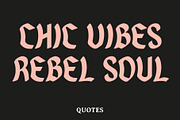 Adore Chaos- Blackletter Font, a Blackletter Font by ariodsgn (Thumbnail 6 of 9)