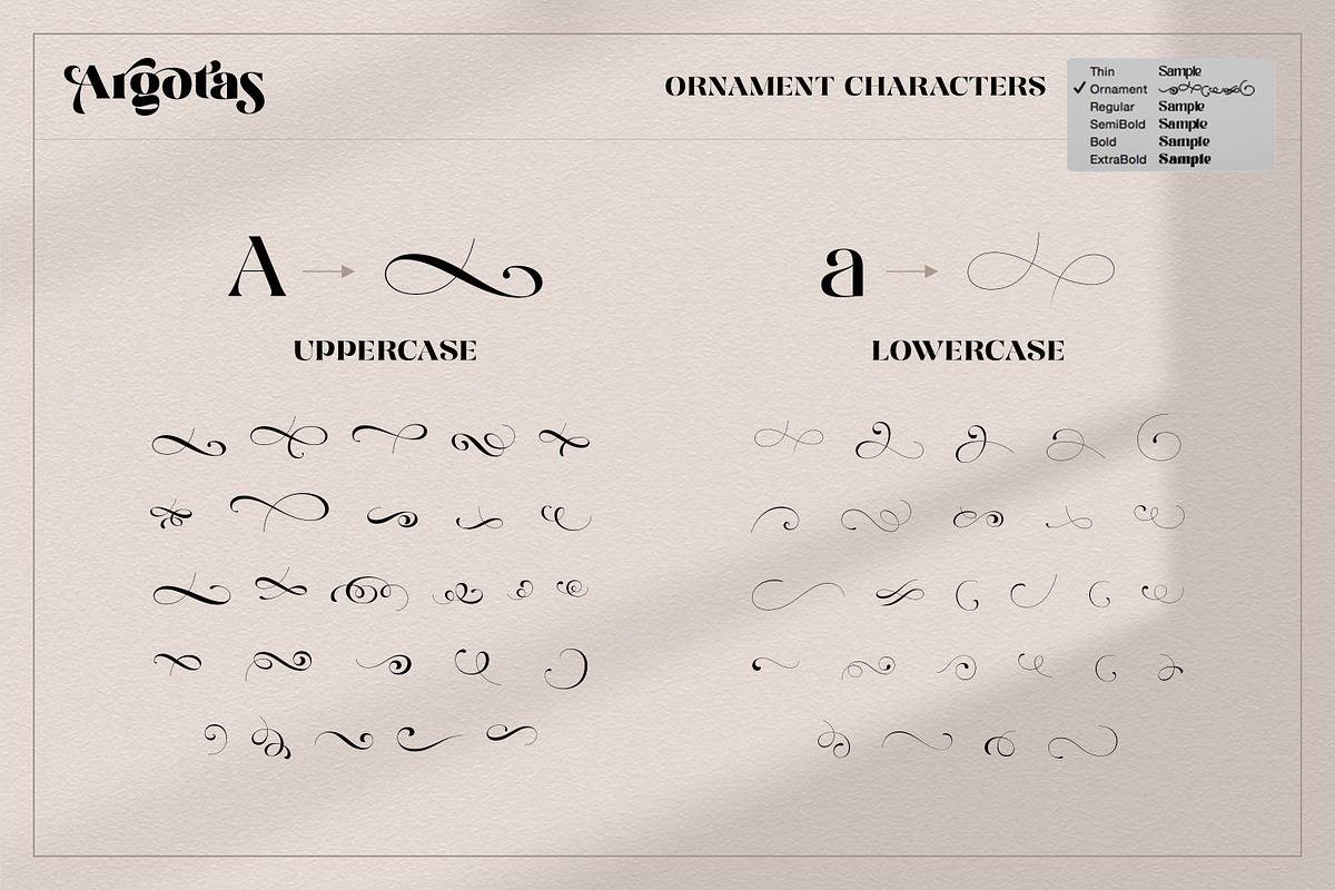 Argotas | Serif Display Font, a Serif Font by Ekahermawan (Photo 14 of 15)