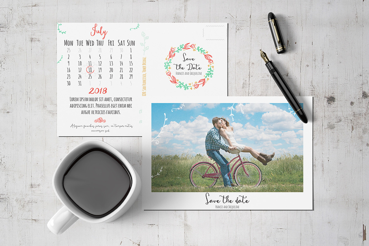 Save The Date Postcard, a Graphic by DocWilson (Photo 1 of 3)