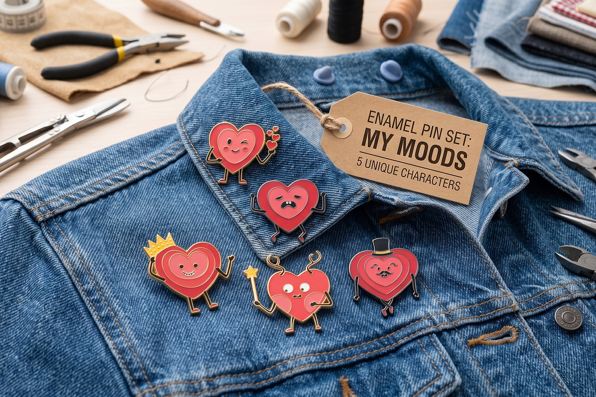 Cute Heart Characters & Patterns, an Object Graphic by IRSYART (Photo 3 of 11)