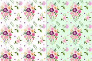 Watercolor roses & florals set, an Illustration by Elegantia (Thumbnail 8 of 9)