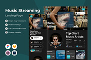 TempoTopia - Music Streaming Landing, a Landing Page Template by twinstd (Thumbnail 1 of 5)