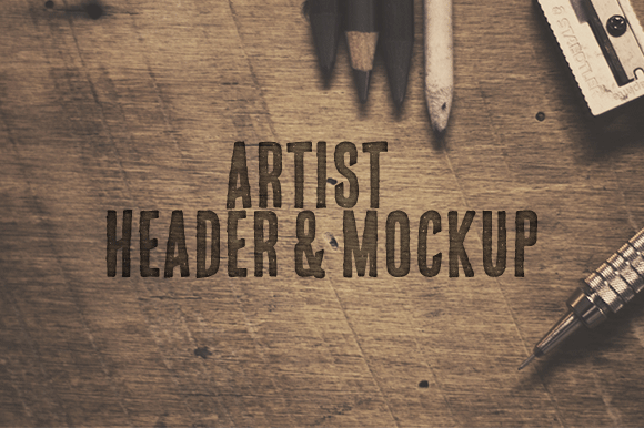 28 Artist Header & Mockups, a Mockup by Desiree Lange