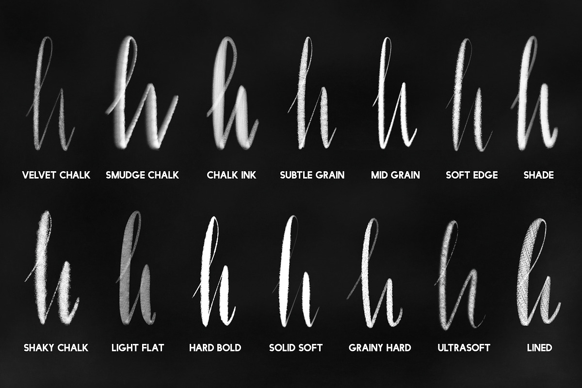 Chalk Letterer Box for Procreate, a Brush Add-On by Guerillacraft (Photo 6 of 6)