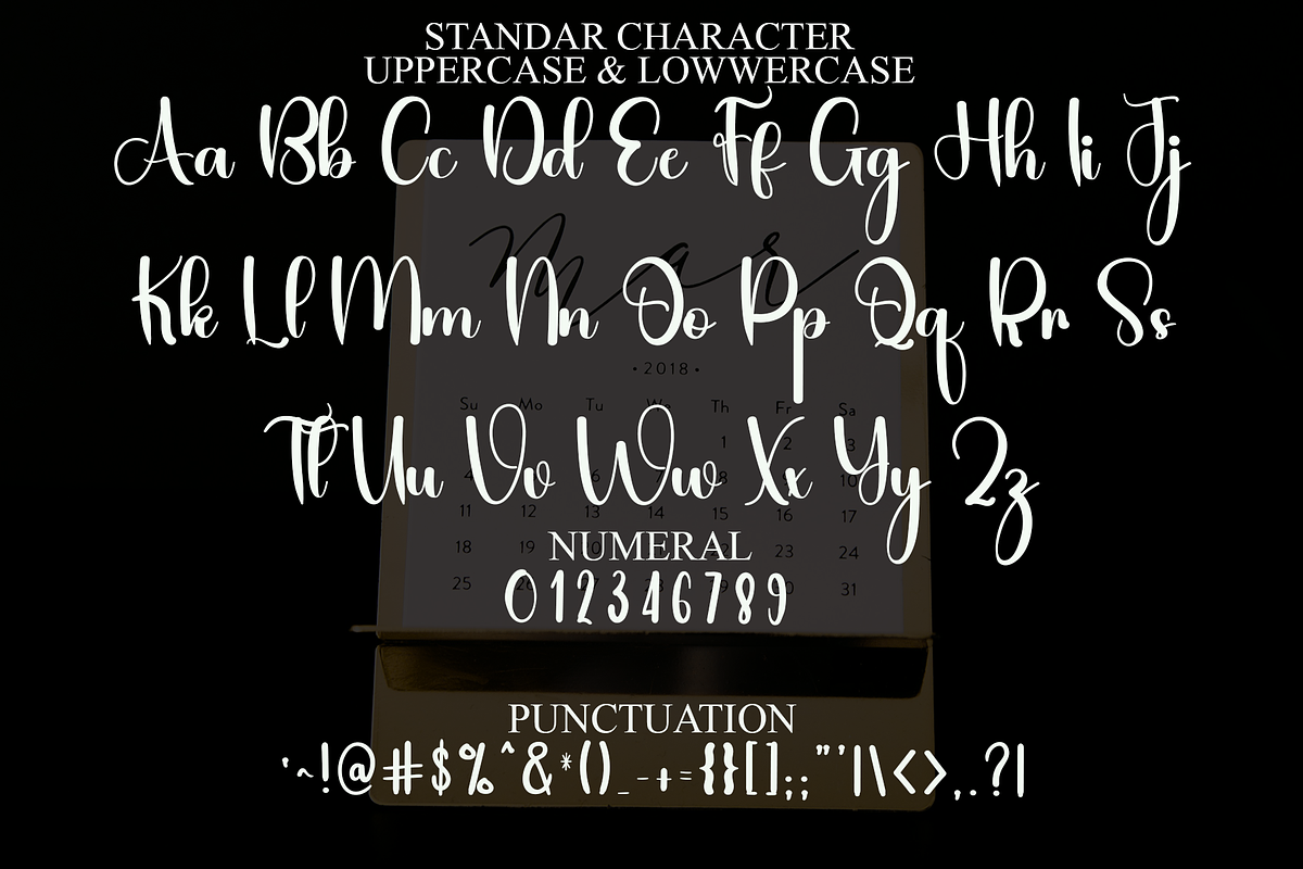 Wednesday, a Handwritten Font by FreshTypeINK (Photo 4 of 8)