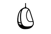 Hanging Egg Chair Silhouette Bundle, an Illustration by Designer_Momina (Thumbnail 47 of 51)