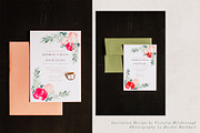 Romantic Florals 5x7 Invitation, an Invitation Template by Victoria Bilsborough (Thumbnail 3 of 3)