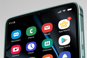 Android App Icon Mockup, an Android Mockup by Triple M Graphics