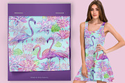 Flamingo Seamless pattern, a Pattern Graphic by Alena Lazareva (Thumbnail 3 of 10)