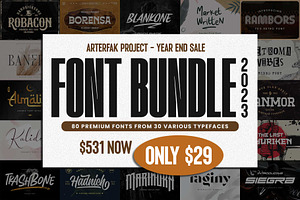 Big Sale - Font Bundle 2023