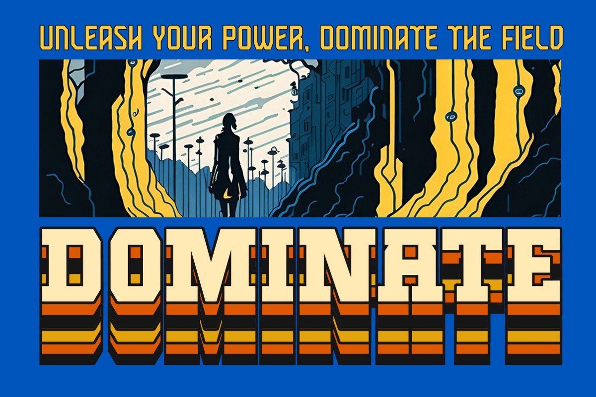 Power Beast Display Font, a Slab Serif Font by Letterhend Studio (Photo 9 of 11)