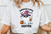 Ghouls Love Coffee Sublimation PNG, an Illustration by Libby Wishes (Thumbnail 5 of 6)