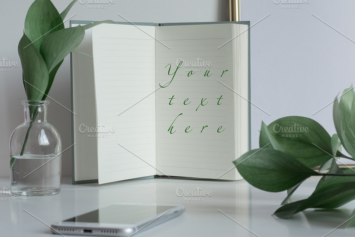 Neutral Minimalist Lifestyle Mockups, a Business Photo by Sound of Color (Photo 7 of 9)
