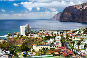 Scenic view of Los Gigantes cliffs, an Architecture Photo by Leonid Andronov