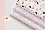Baby Shower vector cards & patterns, a Seasonal Illustration by Pokraky (Thumbnail 4 of 4)