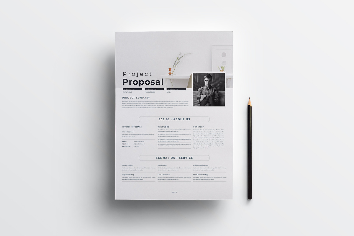 Proposal | Word, Indesign & Canva, a Stationery Template by obayes (Photo 3 of 6)