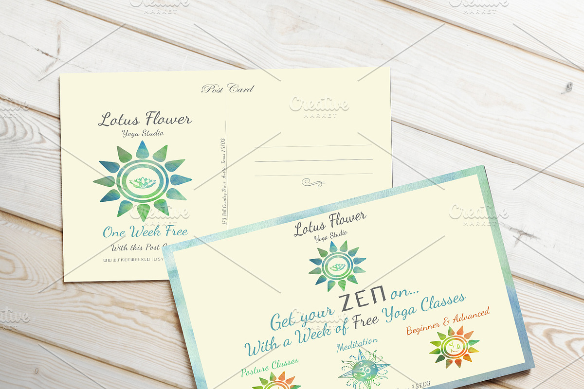 Hand Sketched Watercolor Zen & More, an Illustration by Le Paper Cafe (Photo 2 of 4)