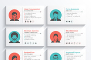 Team Profile Business Cards Template, a Product Mockup by vekstok (Thumbnail 2 of 2)
