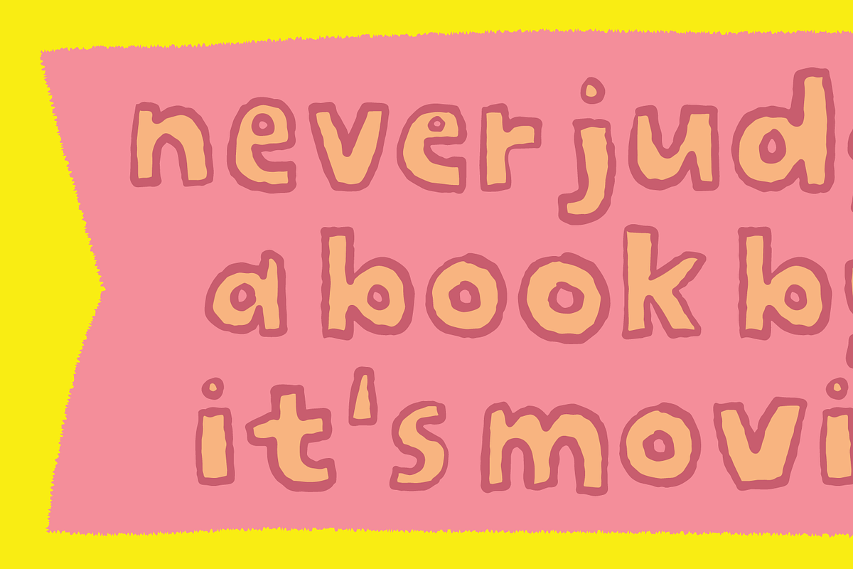 Yellow Day, a Handwritten Font by pizzadudedotdk (Photo 6 of 8)