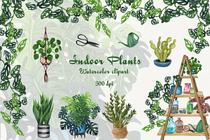 HousePlants Watercolor Set