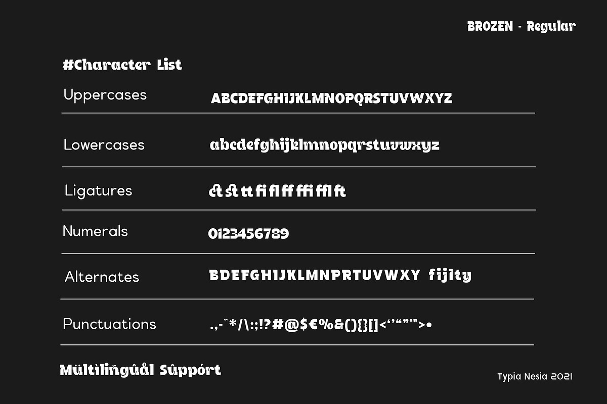 Brozen, a Slab Serif Font by Typia Nesia (Photo 10 of 10)
