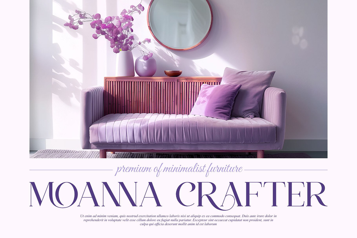 Reafin || Modern Elegant Serif Font, a Serif Font by Idea Studio (Photo 4 of 10)
