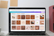 Yoga Instagram Feed Templates, a Social Media Template by Cultive Creative (Thumbnail 3 of 13)