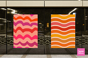 Groovy Waves Seamless Patterns, a Pattern Graphic by Yasmine Patterns (Thumbnail 3 of 8)