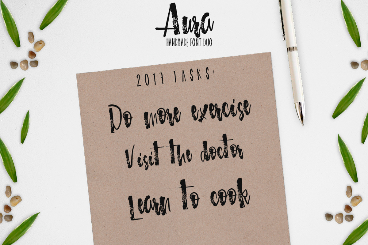 Aura font duo!, a Script Font by Andrea De Oliveira (Photo 4 of 6)