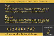 Secret Society Font + Bonus, a Script Font by Zach and Beth Design (Thumbnail 2 of 5)