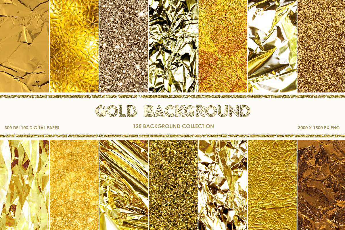 125 Luxury Gold Textures - Volume 2, a Background Graphic by Nikolozgraphic (Photo 1 of 9)