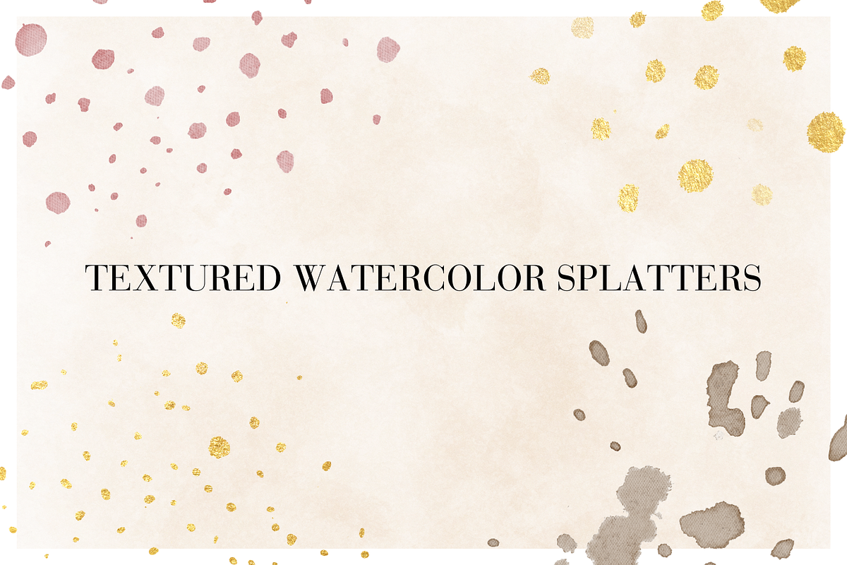 Watercolor splatter PNG, a Texture Graphic by Kat Anti (Photo 1 of 3)