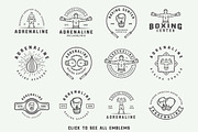 Vintage Boxing Bundle, a Branding & Logo Template by AkimD (Thumbnail 4 of 8)