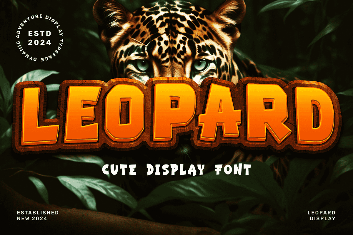 Leopard, a Font by Mozatype (Photo 1 of 14)