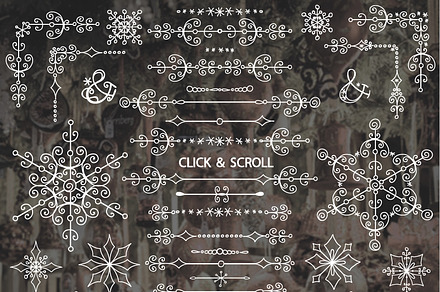 Winter borders,snowflakes,decor