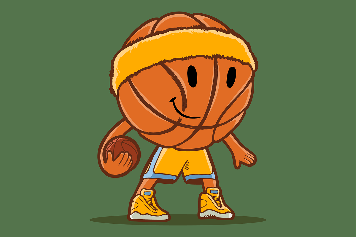 Basketball Dude, a Sport Illustration by hand draw (Photo 2 of 6)