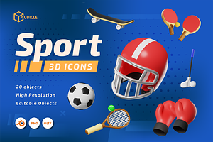 Cubicle Sport, an Object 3D Model by kerismaker