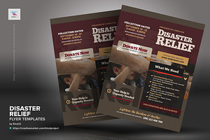 Disaster Relief Flyer Templates