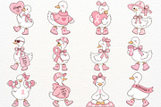Breast Cancer Awareness Silly Goose, a Healthcare Illustration by SugarCloudStudioArt (Thumbnail 3 of 4)